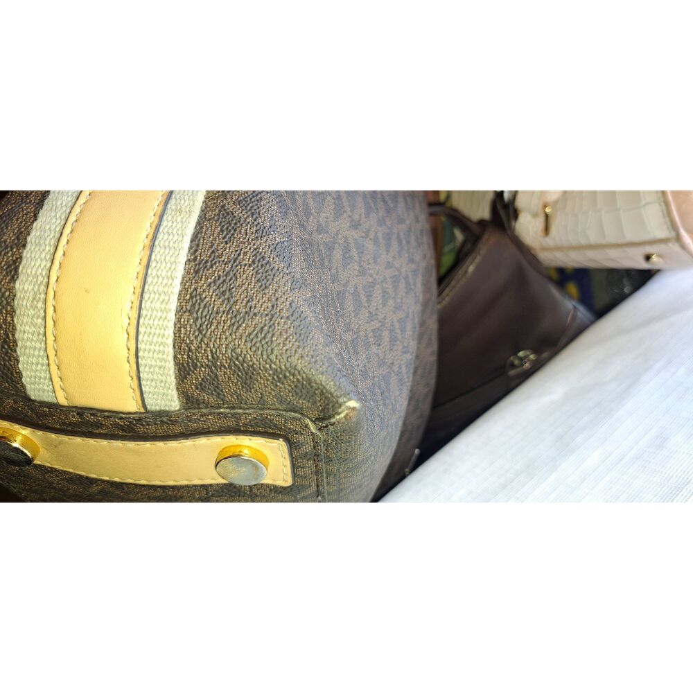 Michael Kors Large Shoulder Bag MK Logo Purse - Picture 12 of 16